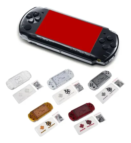 Psp 3000 Shell - Red | MercadoLivre