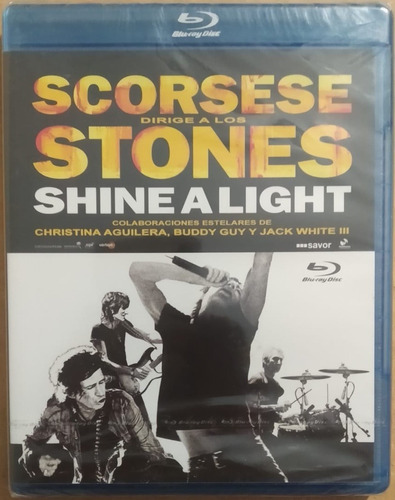 Rolling Stones Shine A Light. Blu Ray. Nuevo Sellado