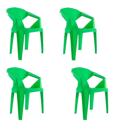 Silla Moblihouse Pp Para Comedor, Restaurante, Cafeteria X4