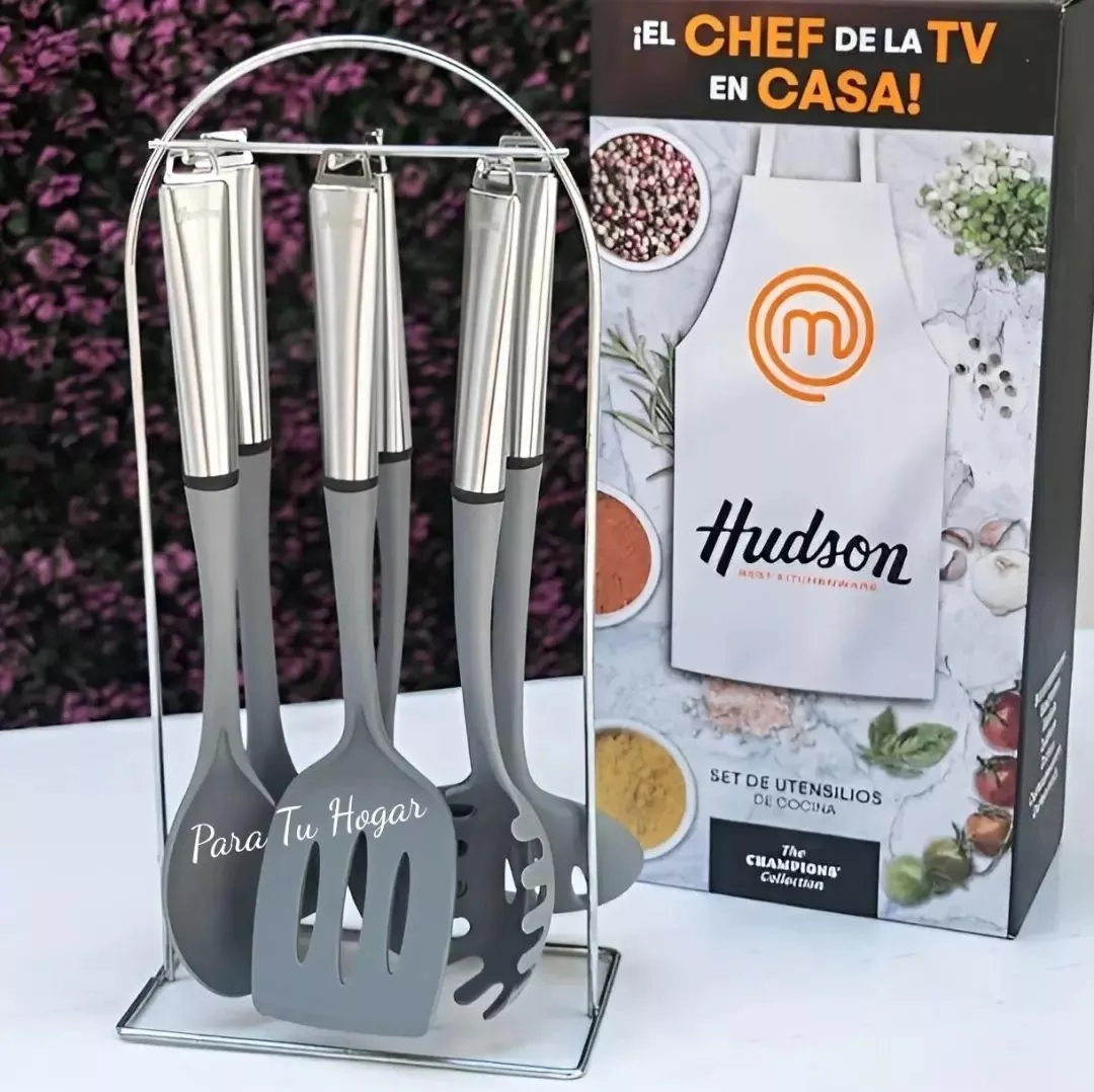 Batería Hudson Granito Juego De Ollas Cocina Set Masterchef