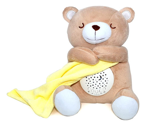 ~? Baby Sound Soother, Cry Activated Sensor Toy Bear White N