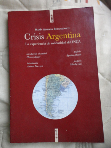 Maria Adriana Bernardotti - Crisis Argentina /s