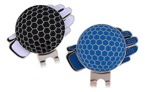 2 Piezas Divertidas Guante Golf Hat Clip Con Golfista L