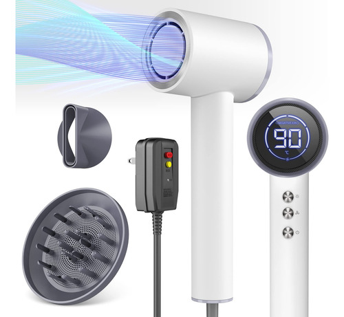 Secador De Pelo Drspee Hc03 Ionic De Alta Velocidad 1600 W C