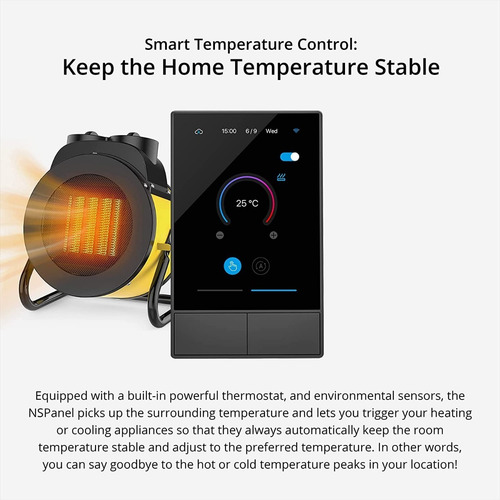 Imagen 9 de 10 de Sonoff Ns Panel Us - Pantalla De Control Hogar Inteligente