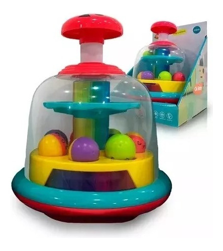 Juego Spin Ball Torbellino De Pelotitas Ok Baby Bebe En Mca