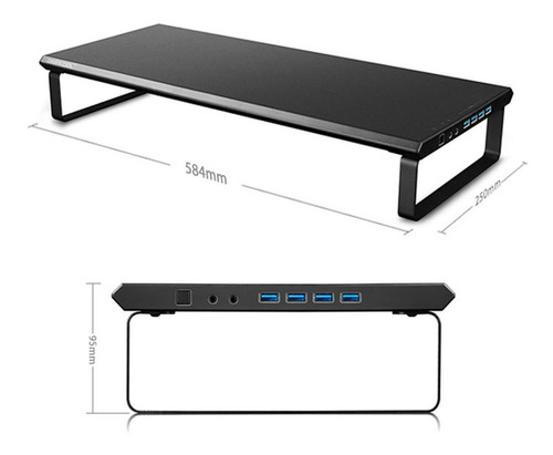 Soporte De Escritorio Para Monitor Deepcool M-desk F3 V3.0