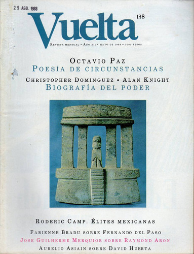 Revista Vuelta - Nro. 138 - Octavio Paz Director (0j)