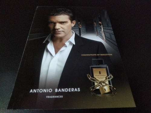 (pf971) Publicidad The Golden Secret * Antonio Banderas
