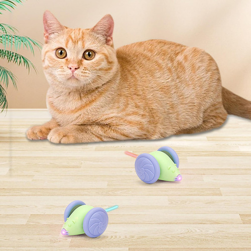 Juguete Interactivo Para Gatos Con Ratón Juguete Eléctrico P