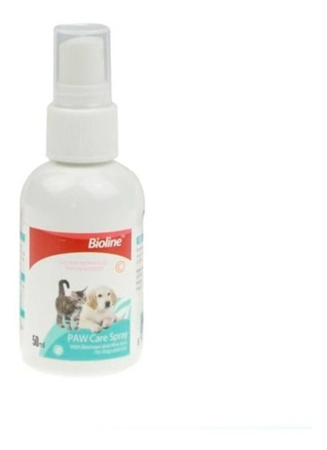 Spray Bioline (rociador Para Patas) Paw Care Hidratante 50ml