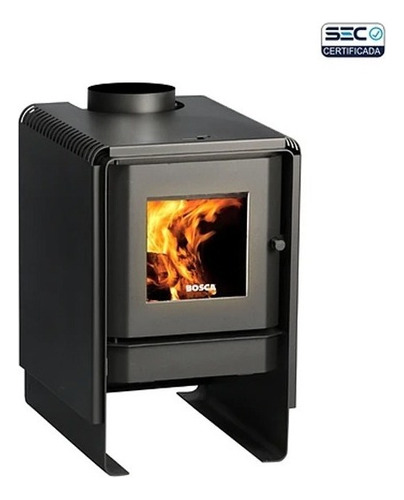 Calefactor Leña Bosca Eco 360, Doble Combustión, Pot. 8.7 Kw