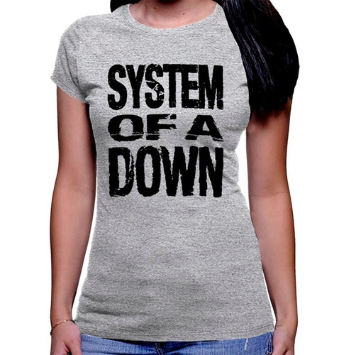 Camiseta Premium Dtg Rock Estampada System Of A Down