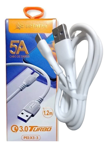 Cabo Usb Tipo C - Compatível Com Samsung S8 S9 S10 .