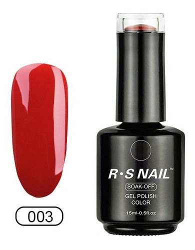 Rs Nail Esmalte Gel 21 Dias Top, Base Y Tonos + Vendidos