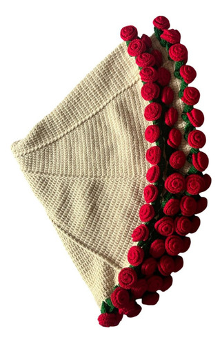6.01ll Kit Crochet Manta Flores Juego Tejido Tejido