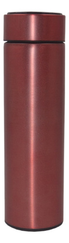 Garrafa Térmica Em Aço Inox Com Termômetro Led Digital 500ml Cor Rose