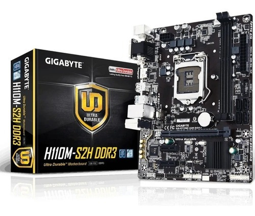 Placa Mãe Intel Gigabyte H110m S2h Ddr3 1151 6 E 7 Geração