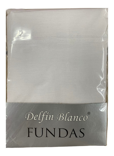 Funda De Almohada Delfin Blanco 50x100cm King Pack X 2