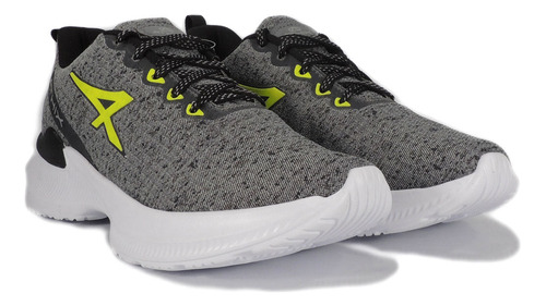 Imagen 2 de 8 de Zapatilla Athix Hombre Paralles (gris/verde)