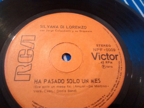 Vinilo Single De Silvana Di Lorenzo  Me Muero Por Est ( K138