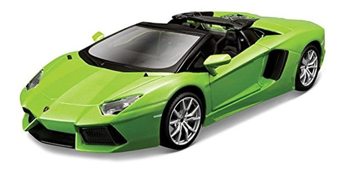 Carro  Color Verde Modelo Lamborghini Aventador (1:24 Scale)