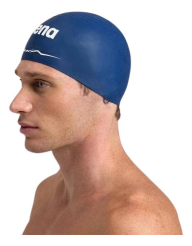 Gorra De Competencia Arena Aquaforce Color Azul Talla U