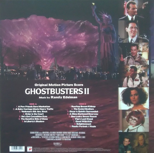 Imagen 2 de 3 de Randy Edelman Ghostbusters Ii Lp