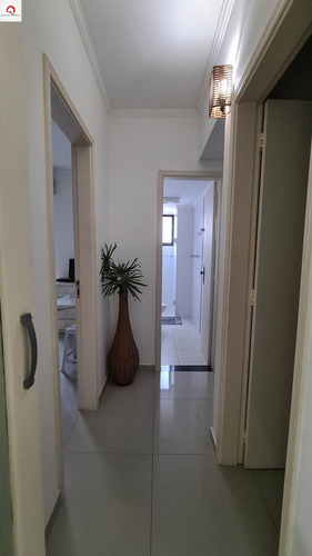 Imagem 10 de 24 de Apartamento Reformado À Venda - Praia Da Enseada - Guarujá Sp - 3 Dormitórios - 2 Banheiros - 1 Vaga De Garagem - Lazer - Ap05635 - 69028424