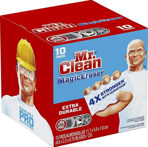 Esponja Mr. Clean Magic Eraser de propilheptileter pack x 10