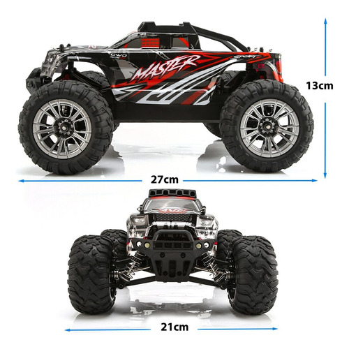 Kf11 1/16 4x4 Auto Control Remoto Camión C/2 Baterías Hobby
