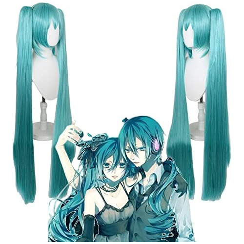 Peluca Anime Conjunto Hatsune Miku 