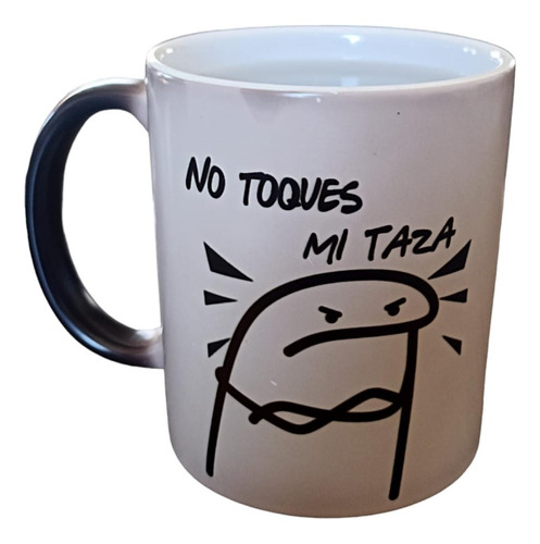 Taza Mágica Tazones Personalizadas Flork No Toques Mi Taza