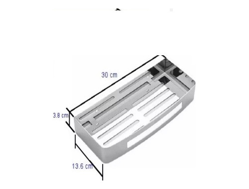 Repisa Rectancular Baño-ducha Organizador Porta Shampo-jabon