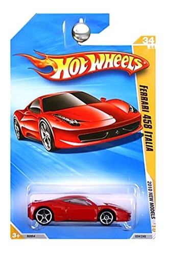 Carro De Juguete Escala 1:64 ferrari 458/ Rojo Marca Pyle