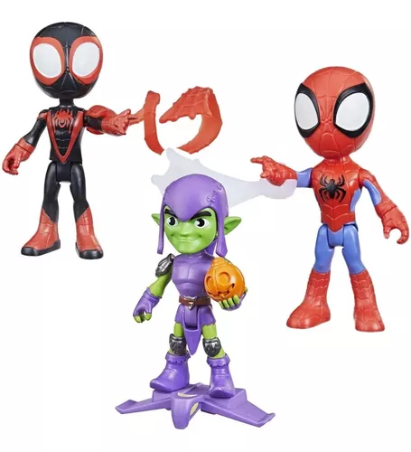 Spidey Amazing Friends - Duende Verde 10 Cm - Hasbro 