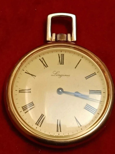 Reloj De Bolsillo De Cuerda Longines Gold Filled Con Estuche