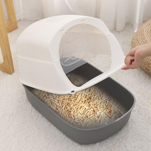 Caja De Arena Para Gatos Con Capucha, Caja De Arena Para