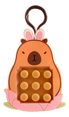 Capybara Descompresión Squishy Llavero Llavero Lindo