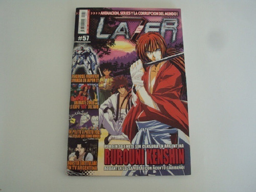 Revista Lazer # 57 - Rurouni Kenshin - Ivrea
