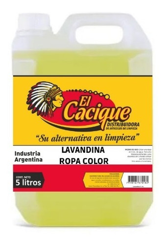 Lavandina Ropa Color X 5lts Cacique (cod. 2592)