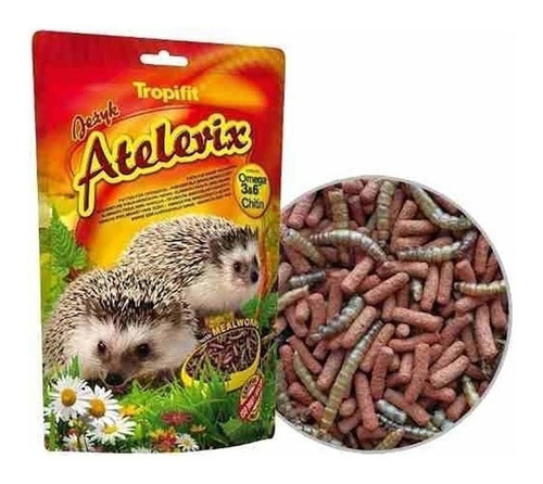 Imagen 3 de 10 de Alimento Erizo Completo Tenebrios Importado Tropifit 700 Gr