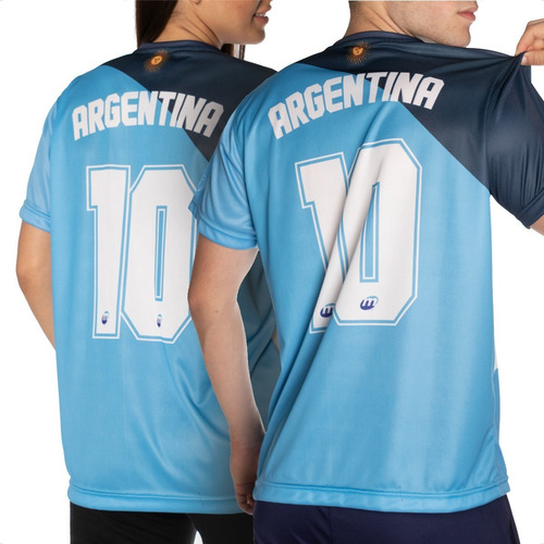 Imagen 3 de 5 de Camiseta Mateu Sports Argentina 2022 Unisex Futbol