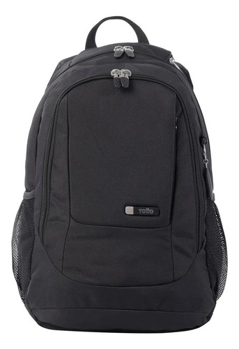 Totto Mochila Ergonómica Con Porta Laptop 14 In. 25,74 Lt. Goctal Color Negro Diseño de la tela Lisa