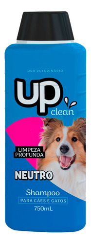 Shampoo Neutro 750ml Up Clean Cães E Gatos Pet Profissional