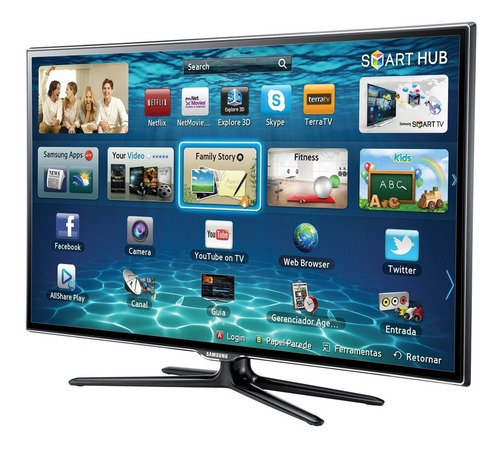 Tv Samsung 3d 40 Polegadas Led + 5 Óculos 3d