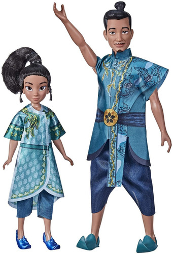 Set Muñeca Raya Y Jefe Benja El Ultimo Dragon Disney Origina