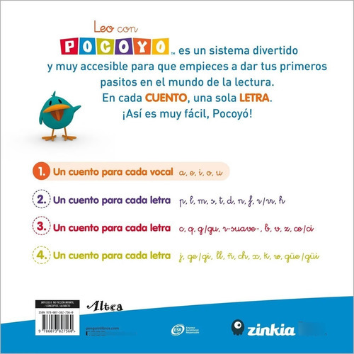 Leo Con Pocoyó 1, De Zinkia. Editorial Altea Infantil, Tapa Blanda En Español, 2023