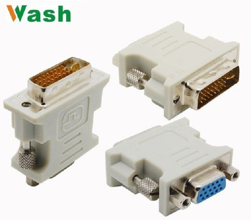 Adaptador Dvi A Vga 24-5pin Marca Wash