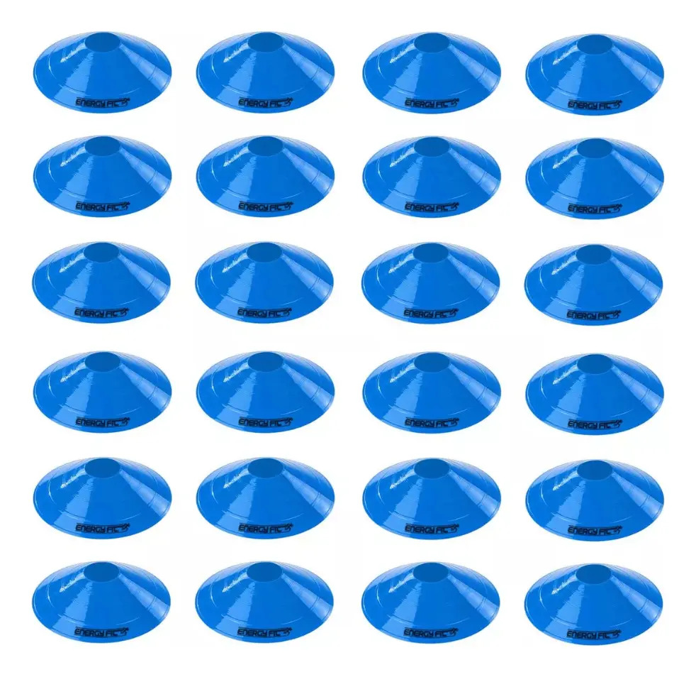 Conos Tortuga Energy Fit Para Fútbol - Pack de 24 Unidades Azules